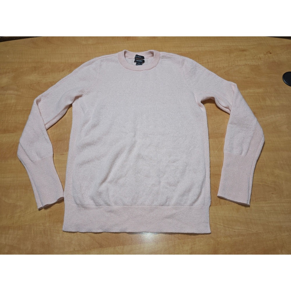 Halogen Cashmere Sweater Womens Medium Pink Crewneck Long Sleeve Knit Pullover